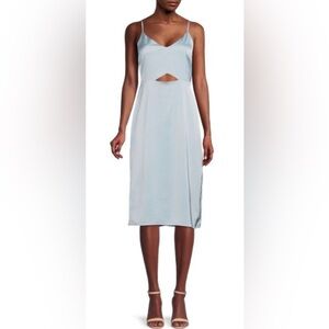 Nwot Sam Edelman Size 6 Cutout Satin Slip Dress